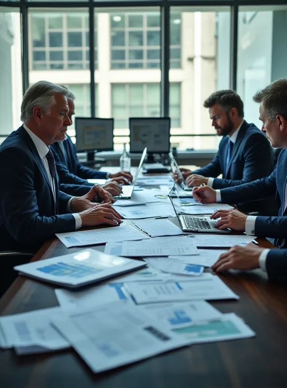 Executives discussing financial performance during an earnings call