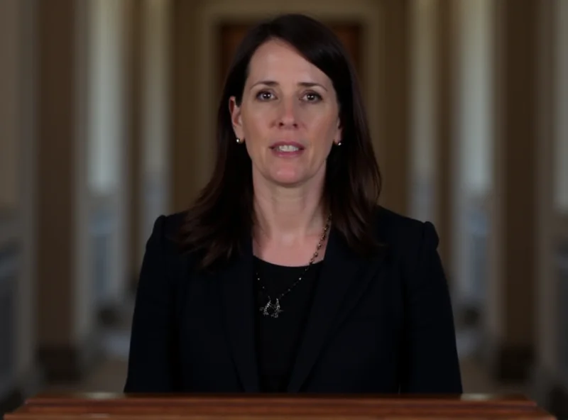 Rachel Reeves speaking at a podium