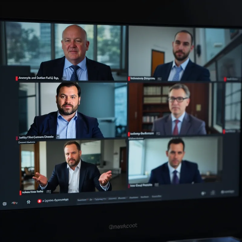 A diverse group of analysts participating in a virtual earnings call.