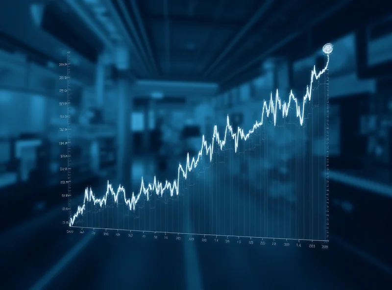 A graph showing inflows into global money market funds.