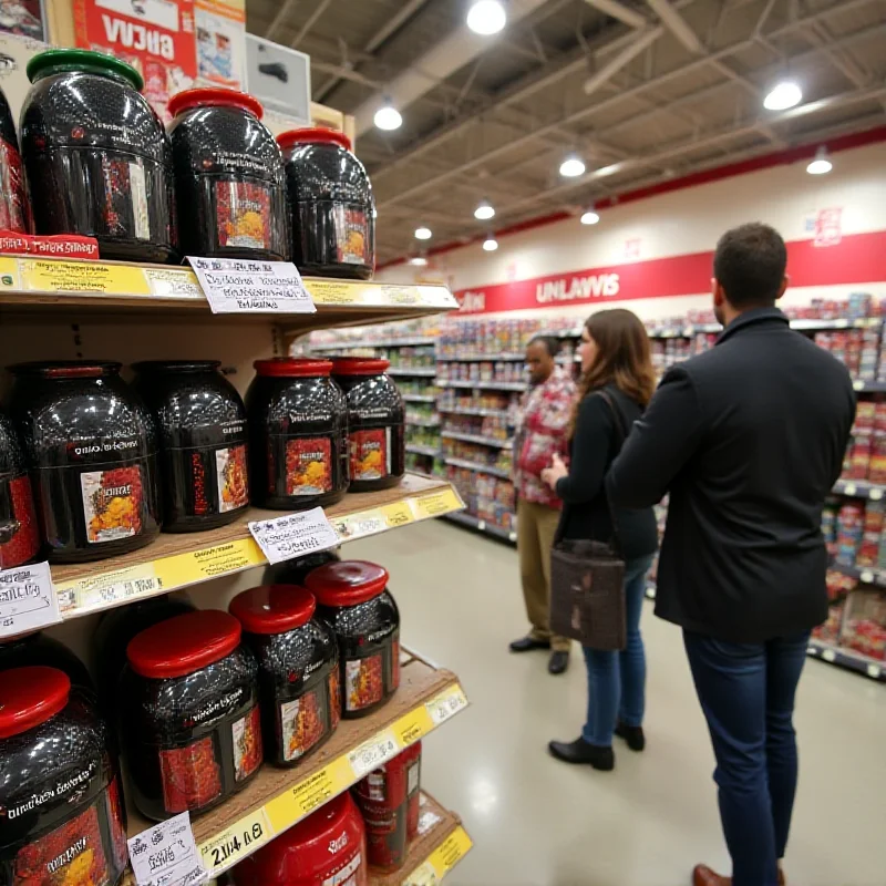 Display of discounted Gino D'Acampo air fryers at Asda