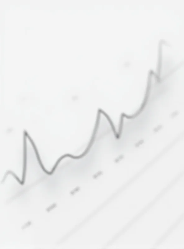 A graph showing property values fluctuating with an upward trend.