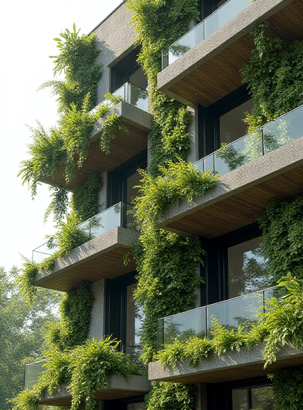 Conceptual image of a building designed with plants and animals in mind.