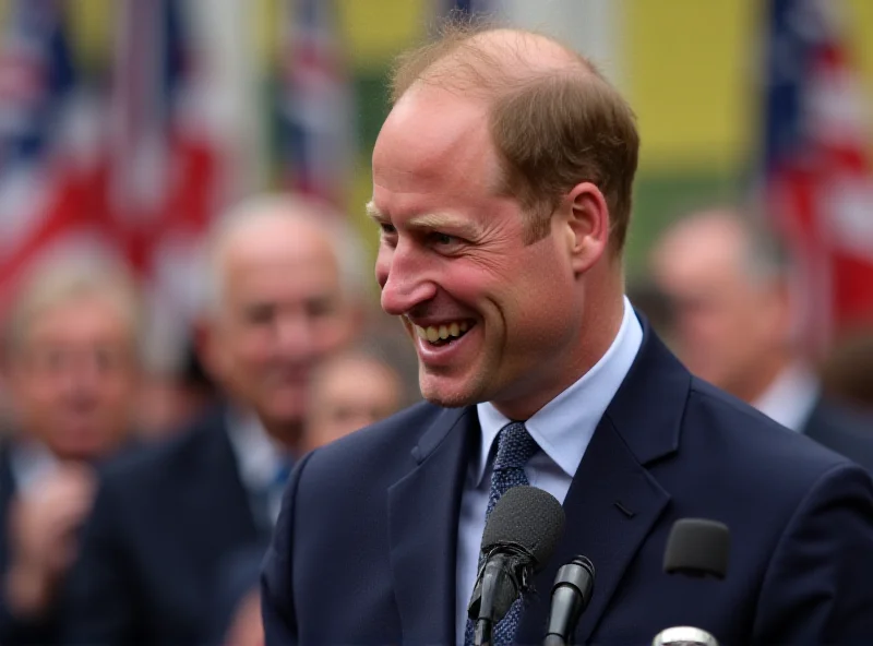 Prince William speaking in Welsh