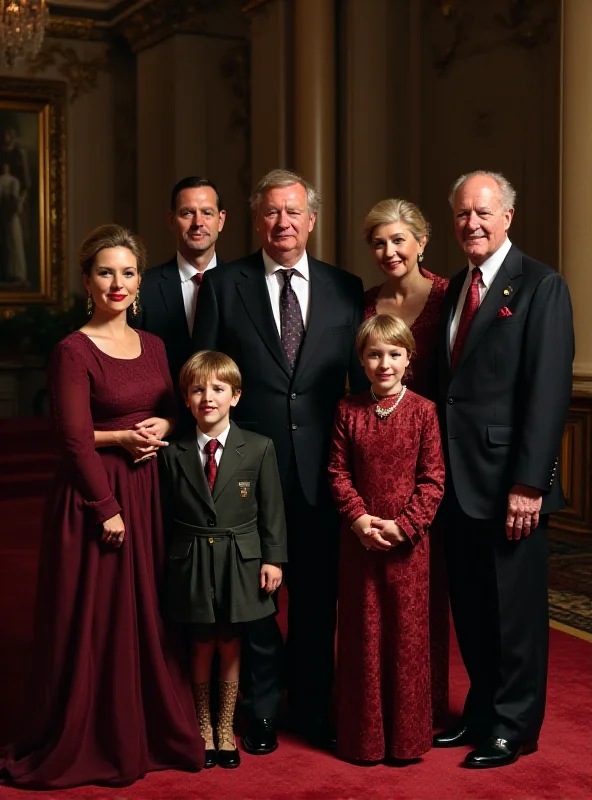 Dutch royal family portrait