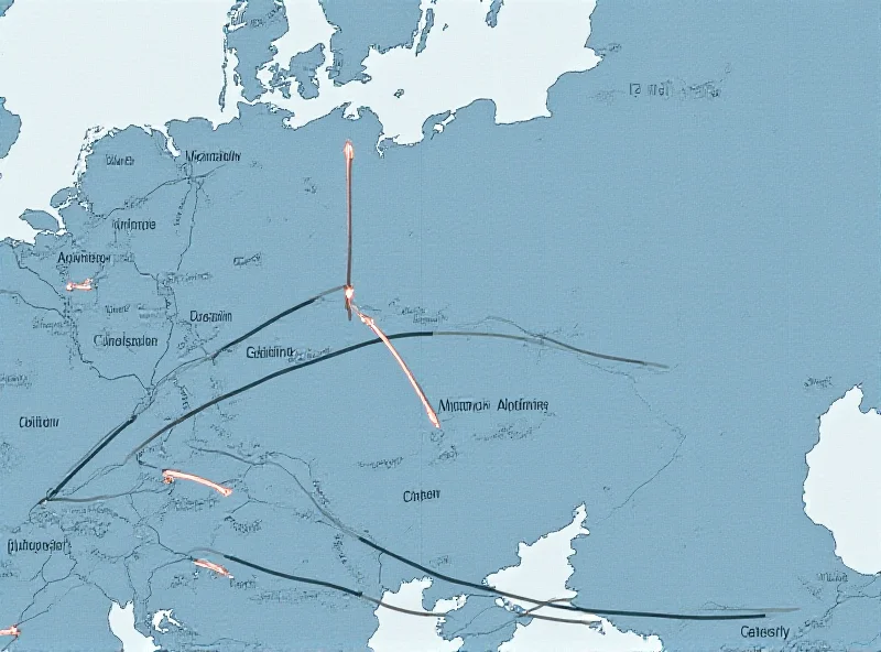 Map of Europe with emphasis on Czechia and Russia, indicating potential expansion