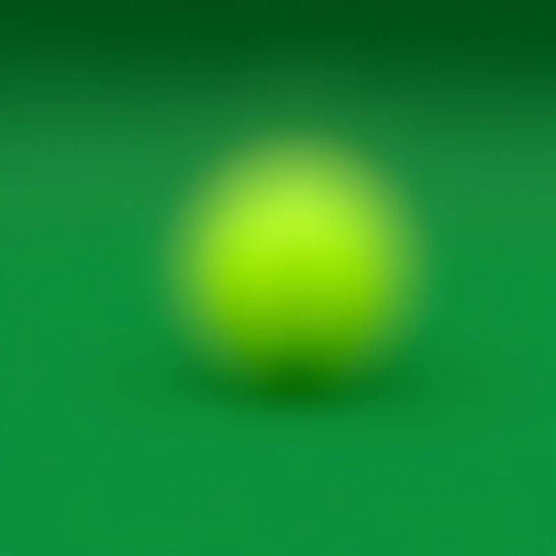 Close up of a tennis racquet hitting a ball during a match.