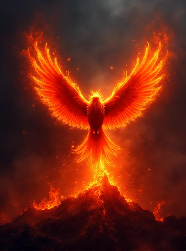 Image of a phoenix rising from ashes, symbolizing Viatris's potential turnaround.