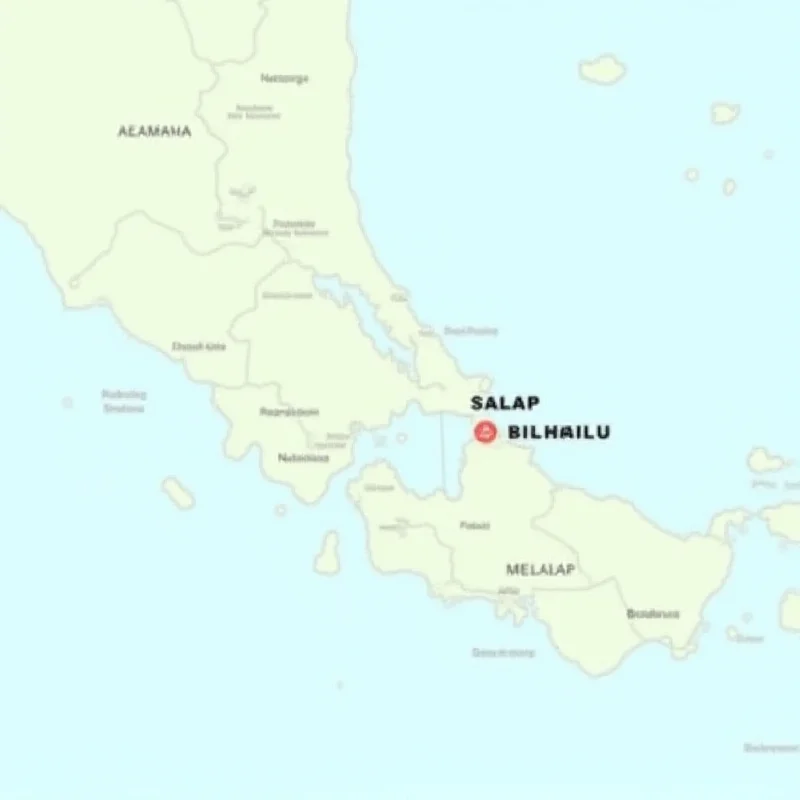 Image of Sabah map highlighting Kota Kinabalu and Melalap