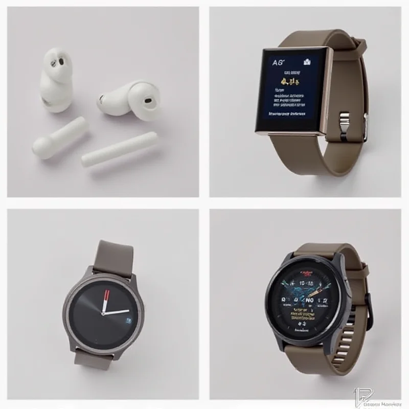 A collage showing the Galaxy Buds 3, Galaxy A36, and Galaxy Watch Ultra, representing the key products mentioned in the article.