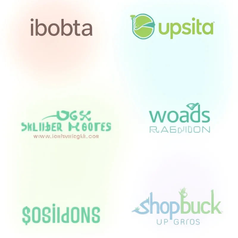 A collage of logos for various cash back and rewards apps.