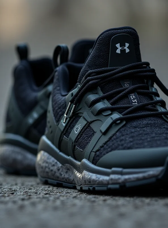 A close-up shot of a pair of Under Armour Jogger shoes, highlighting the design and materials.