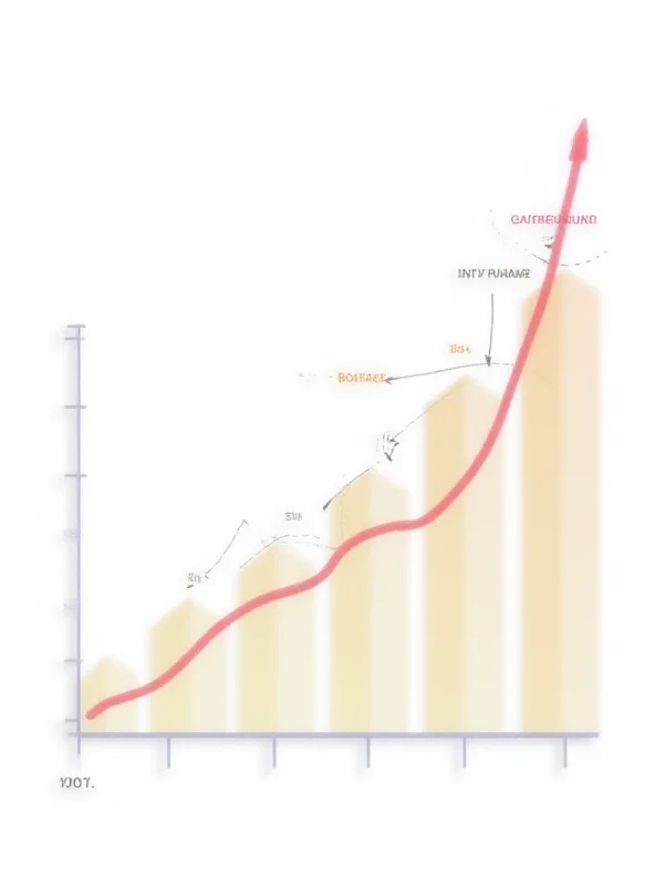 A graph showing the potential growth of debt fund investments.