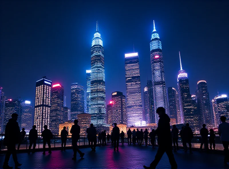 Image of a city skyline at night, symbolizing urban challenges and leadership.