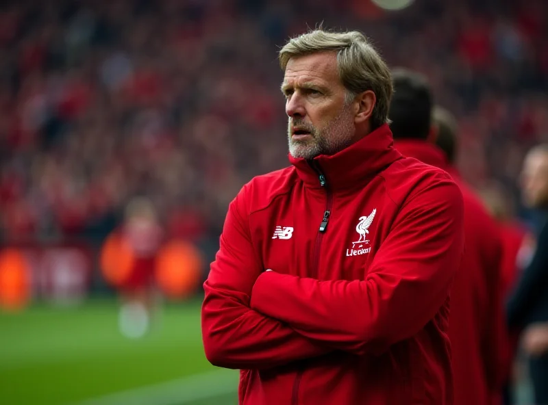 Arne Slot managing Liverpool during a game.