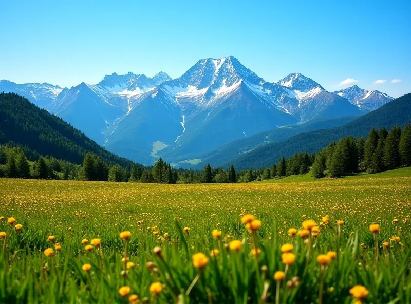 High Tatras mountains landscape