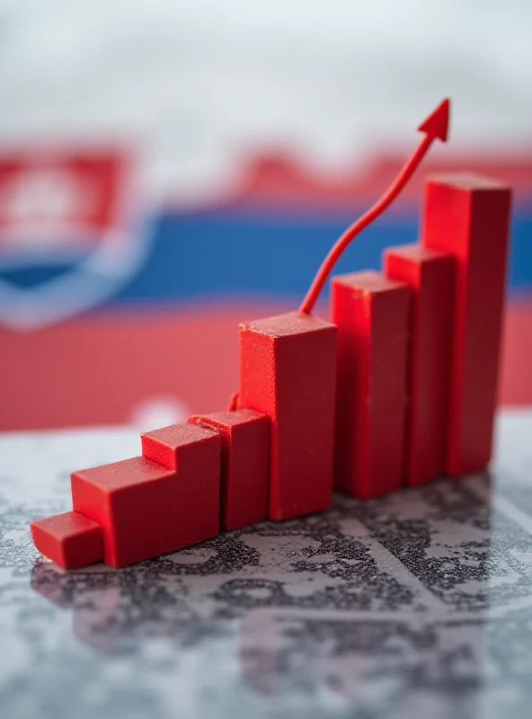 Graph showing the budget deficit in Slovakia.