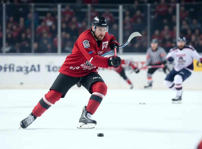 Radek Smoleňák in Kladno Knights jersey on the ice.