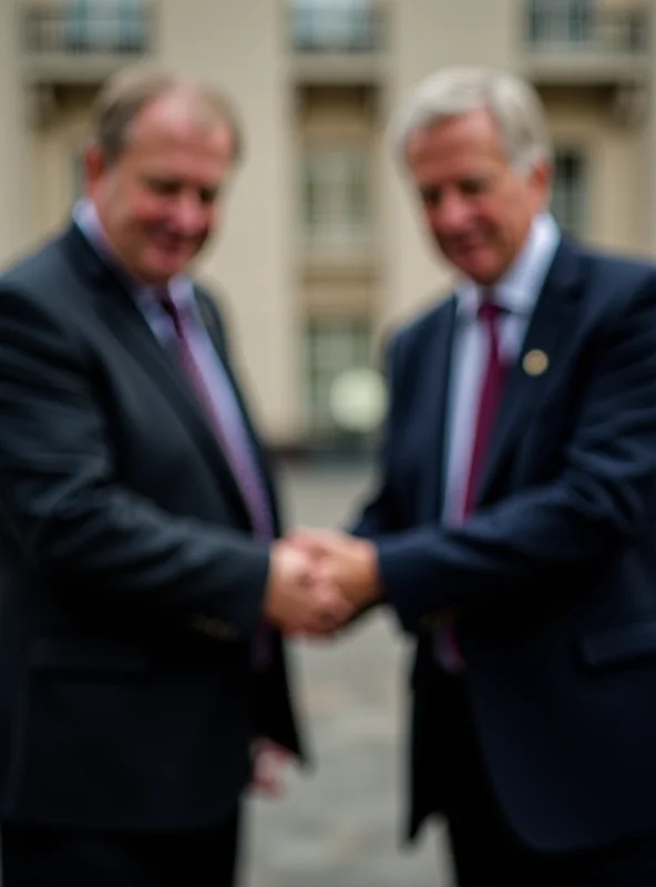 Friedrich Merz and Lars Klingbeil shaking hands