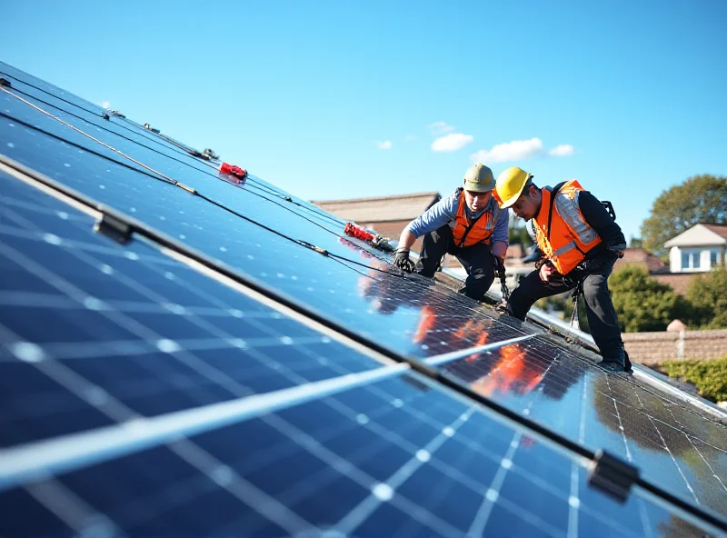 Rooftop solar panel installation in Bavaria