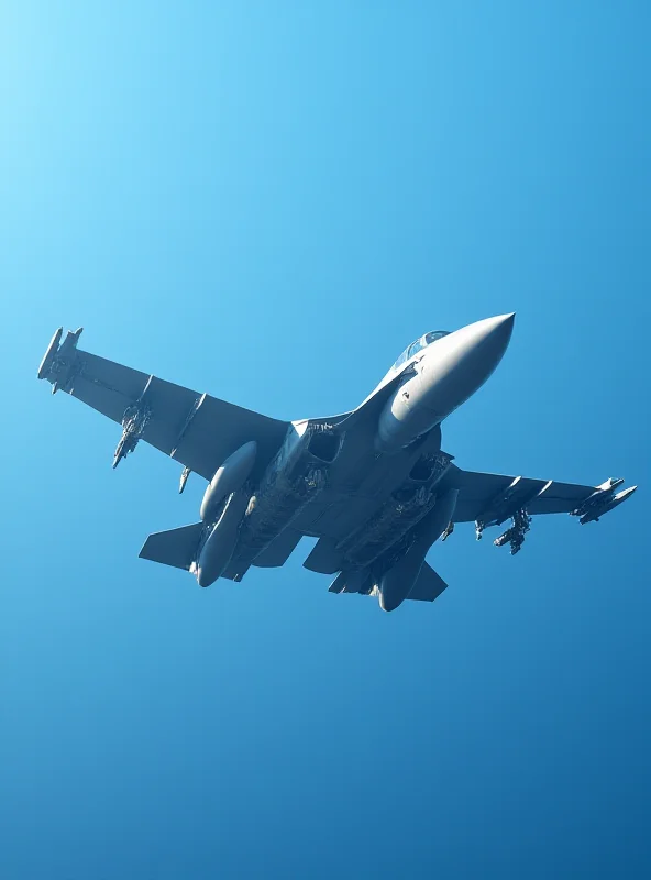 A South Korean fighter jet in flight, with bomb bays visible, suggesting the accidental bombing incident.