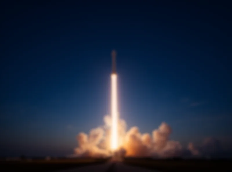 Falcon 9 rocket launching SpainSat NG-1