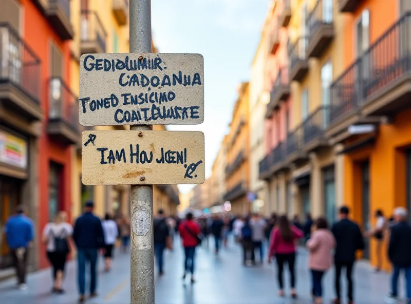 Image depicting a bilingual sign in Valencia, Spain, showcasing both Valencian and Spanish languages.