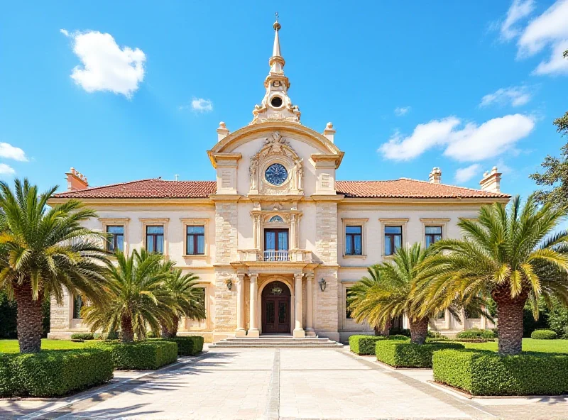 Image of the Seville Provincial Council building, sunny day.