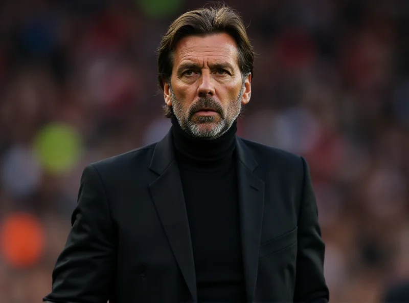 Diego Simeone looking determined on the sidelines during a football match.