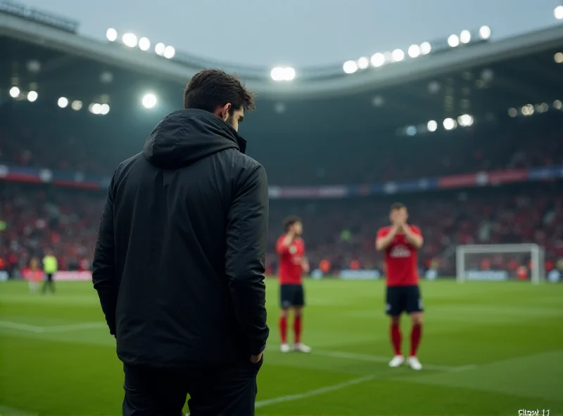 Son Heung-min looking dejected on the field after Tottenham's Europa League loss.