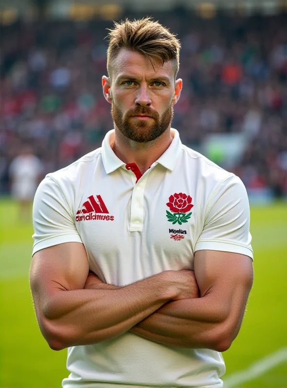 Jamie George in an England rugby jersey