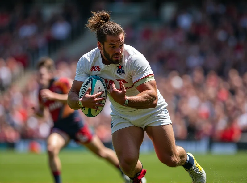 Will Stuart playing rugby for England during the Six Nations.