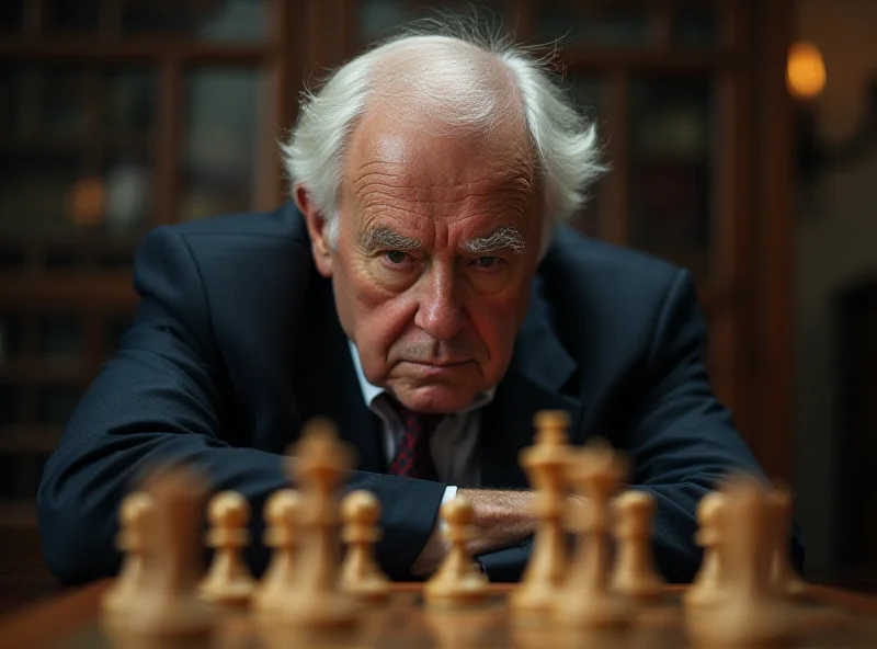 Boris Spasski at a chessboard, deep in thought