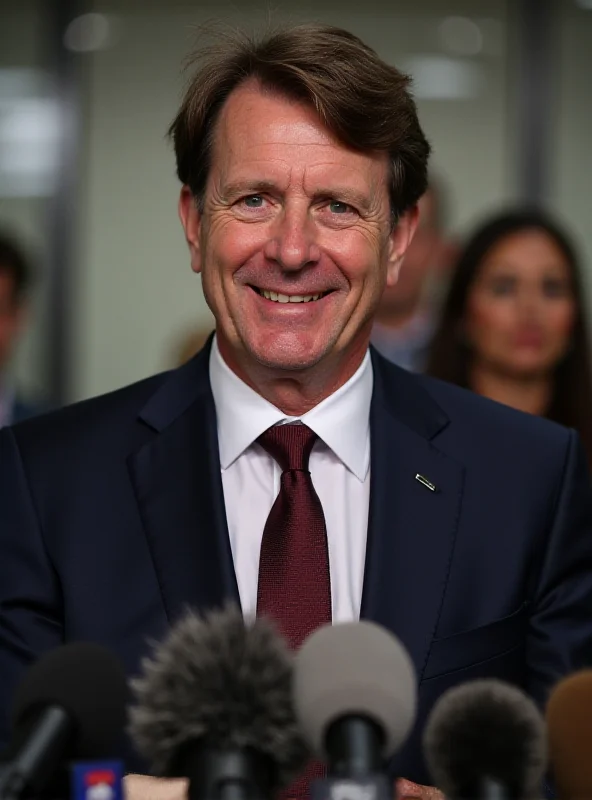 Rudi Garcia smiling confidently at a press conference.