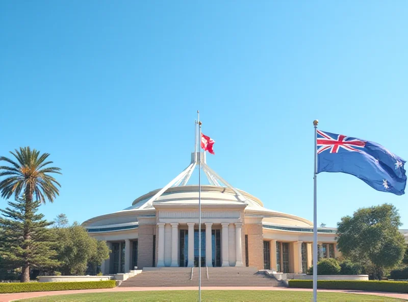 Parliament House in Canberra, Australia