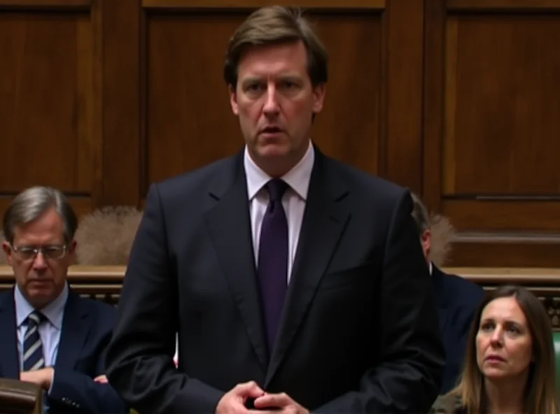 Keir Starmer addressing Parliament during a debate.