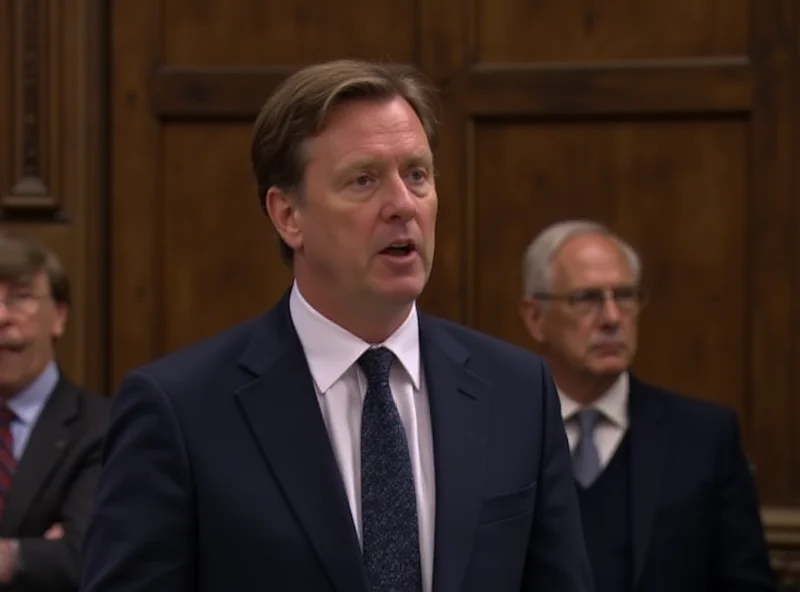 Keir Starmer speaking in Parliament