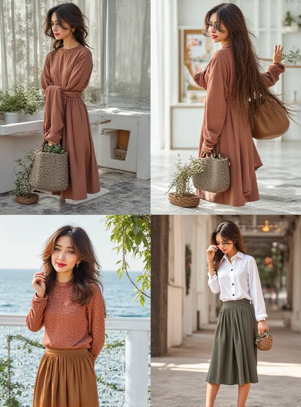 Collage of e-commerce product images enhanced and automated by AI, showcasing different styles and product types.