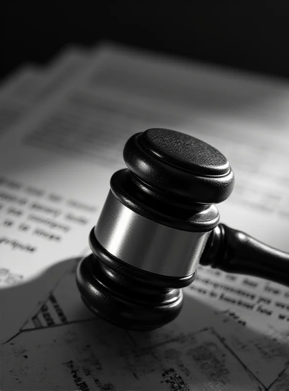 A gavel resting on a stack of legal documents, symbolizing legal proceedings.