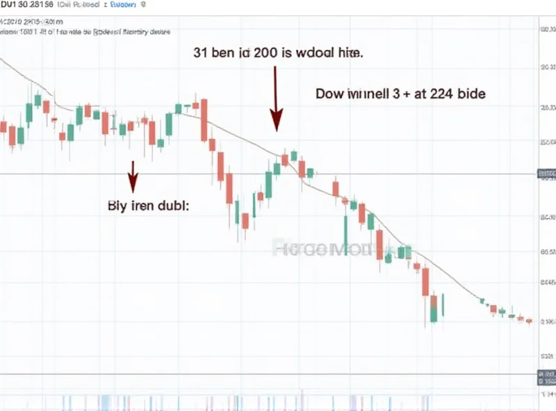 Chart showing Adient stock price decline following analyst downgrade.