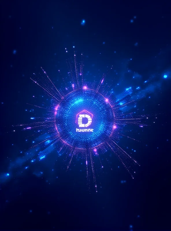 A futuristic image representing quantum computing and the D-Wave Quantum company.