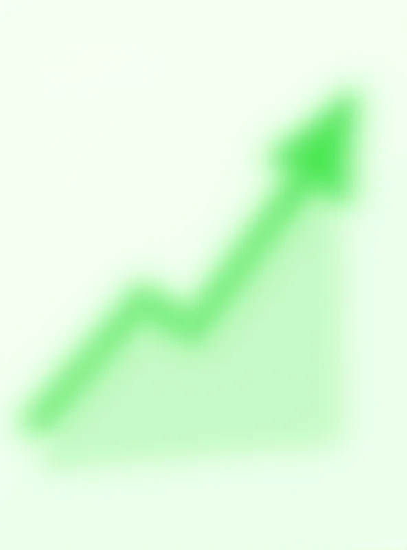 An upward trending arrow superimposed on a graph, signifying an upgrade in stock rating.