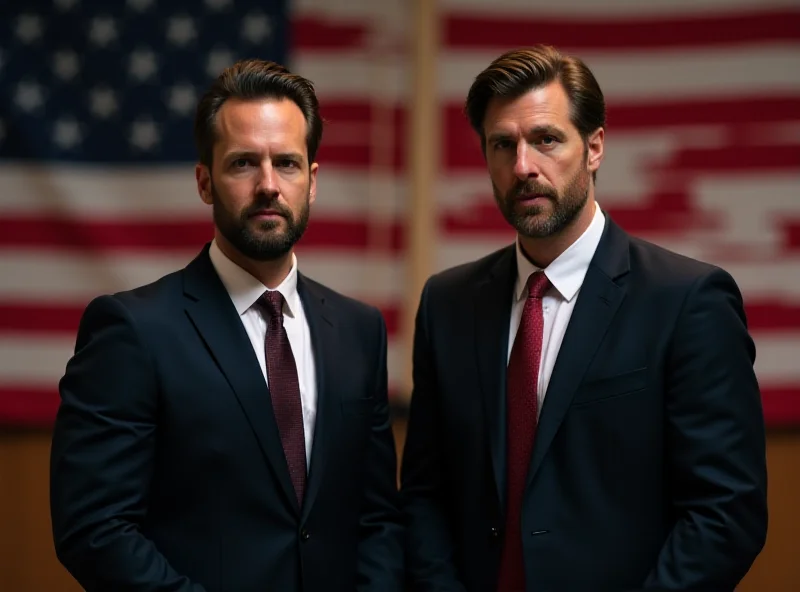 Andrew Tate and Tristan Tate standing together, looking confident, with the American flag subtly in the background.