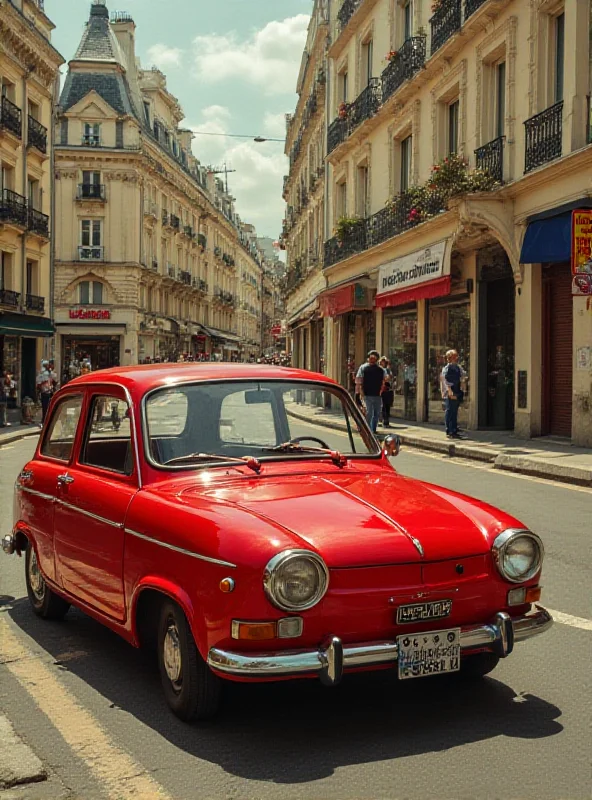 Vintage photo of a Renault 16.