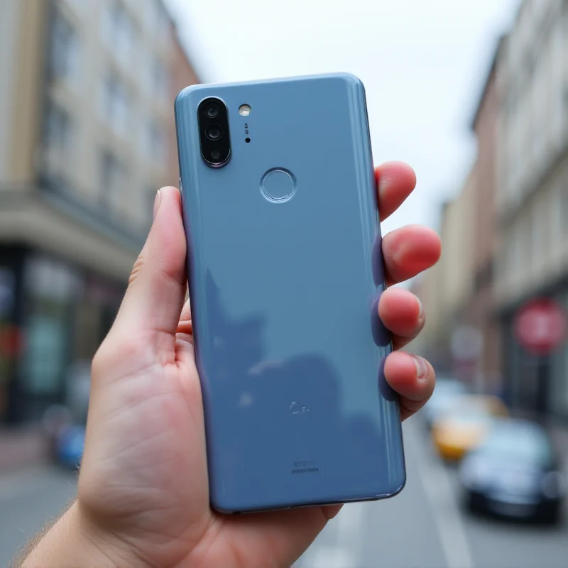 A person holding a Google Pixel 9 smartphone, showcasing its sleek design and vibrant display.