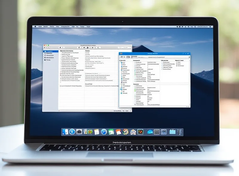 Screenshot of Windows 11 running on a Mac using Parallels Desktop, showing both operating systems side-by-side.