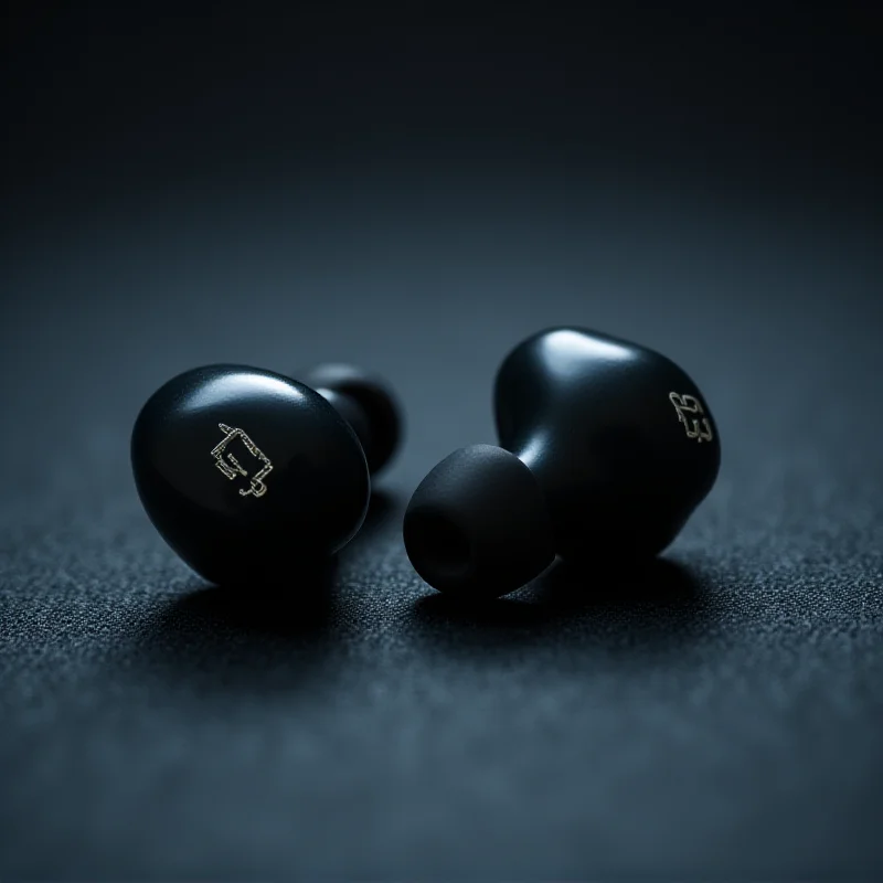 Close-up of Sennheiser Accentum Earbuds