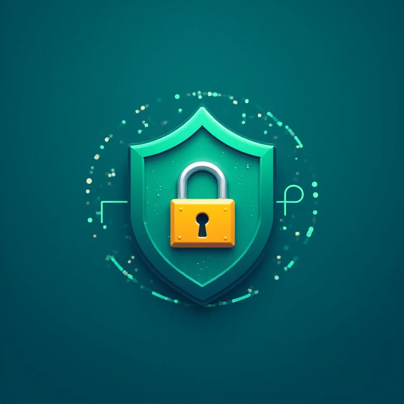 A stylized shield icon with a padlock inside, representing website security and SSL certificates.