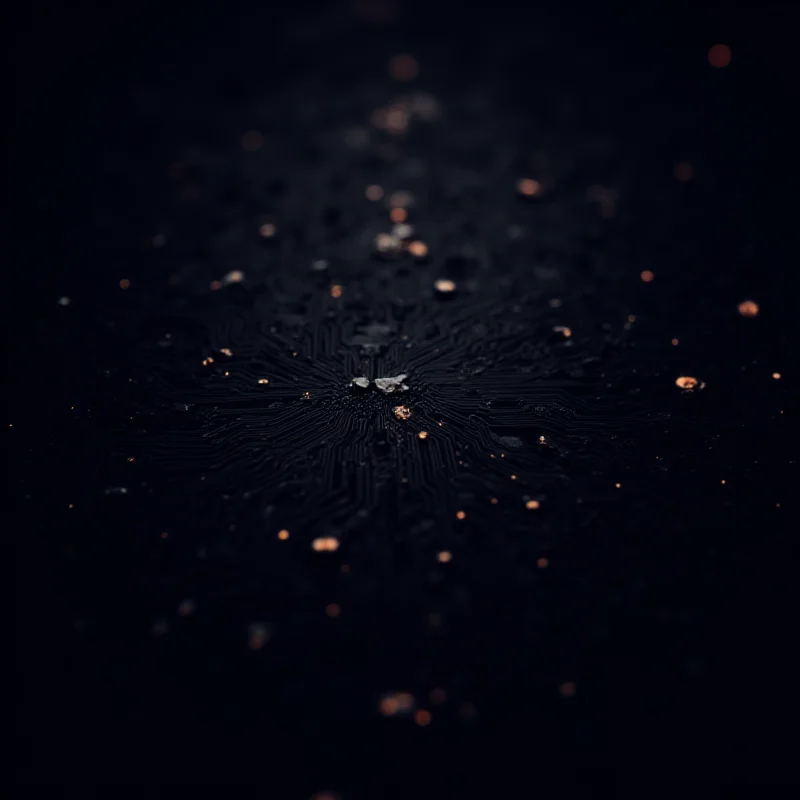 A close-up of a circuit board with glowing lines, symbolizing the interconnectedness of technology and innovation.