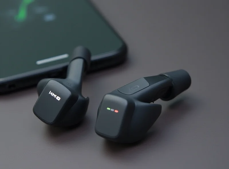 HMD Amped Buds charging a phone